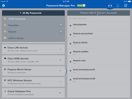 Screenshot #6 pour ME Password Manager Pro