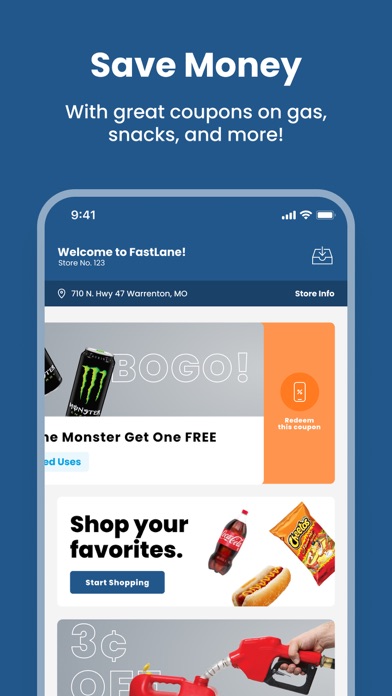 FastLane Stores Screenshot