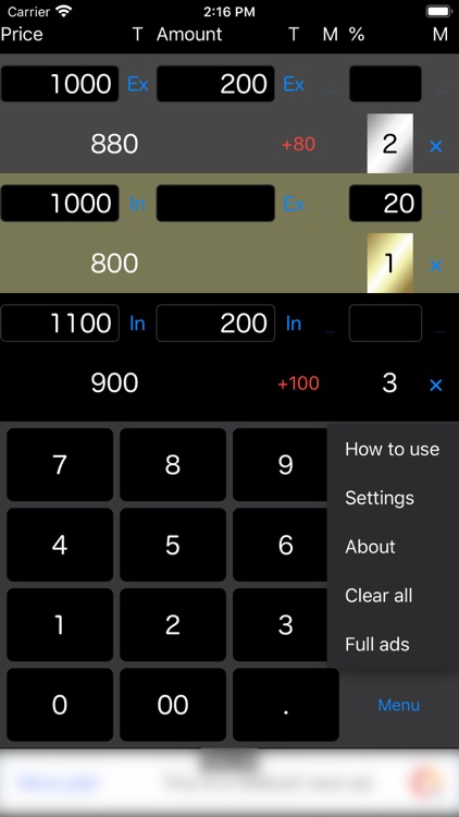 Discount price comp calc 3