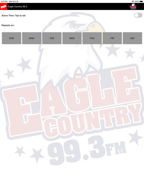 Eagle Country 99.3 iPad screenshot 3 - Music app