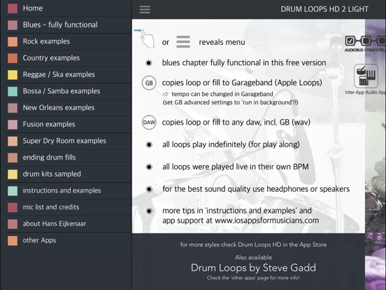 Screenshot #5 pour Drum Loops HD 2 Light