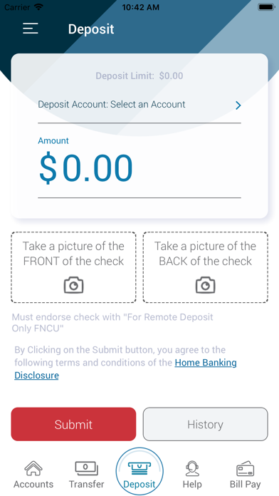 First Nebraska CU Mobile Screenshot