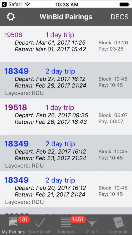 WinBid Pairings 2 screenshot 1 of 4