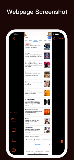 ‎ScreenShot-Webpage Snapshoot Screenshot