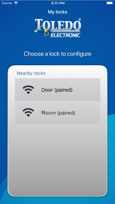 Screenshot #2 pour Toledo Smart Lock