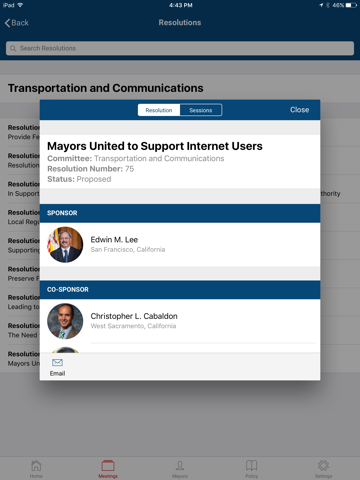 U.S. Conference of Mayors screenshot 4