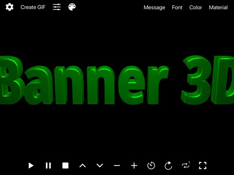 Banner 3D - scrolling text appのおすすめ画像1
