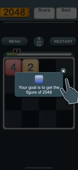 Game screenshot 2048 Mania Deluxe apk