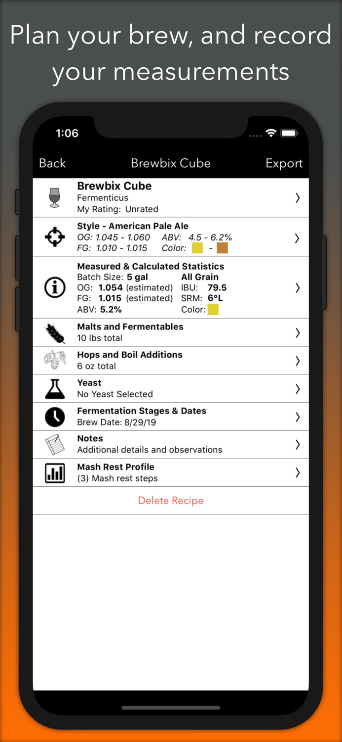 Fermenticus Brew Log