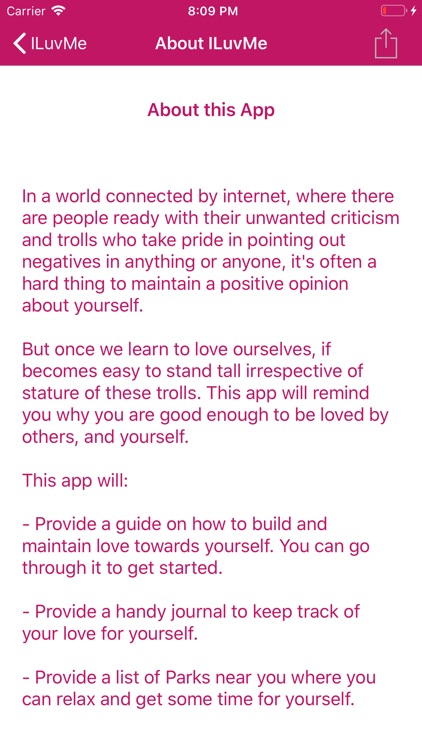 ILuvMe: Guide to Self Love