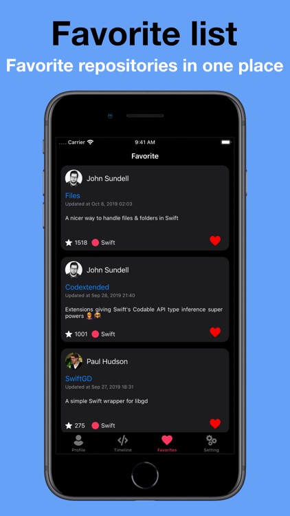 GitTime: Public Repos Follower screenshot-3