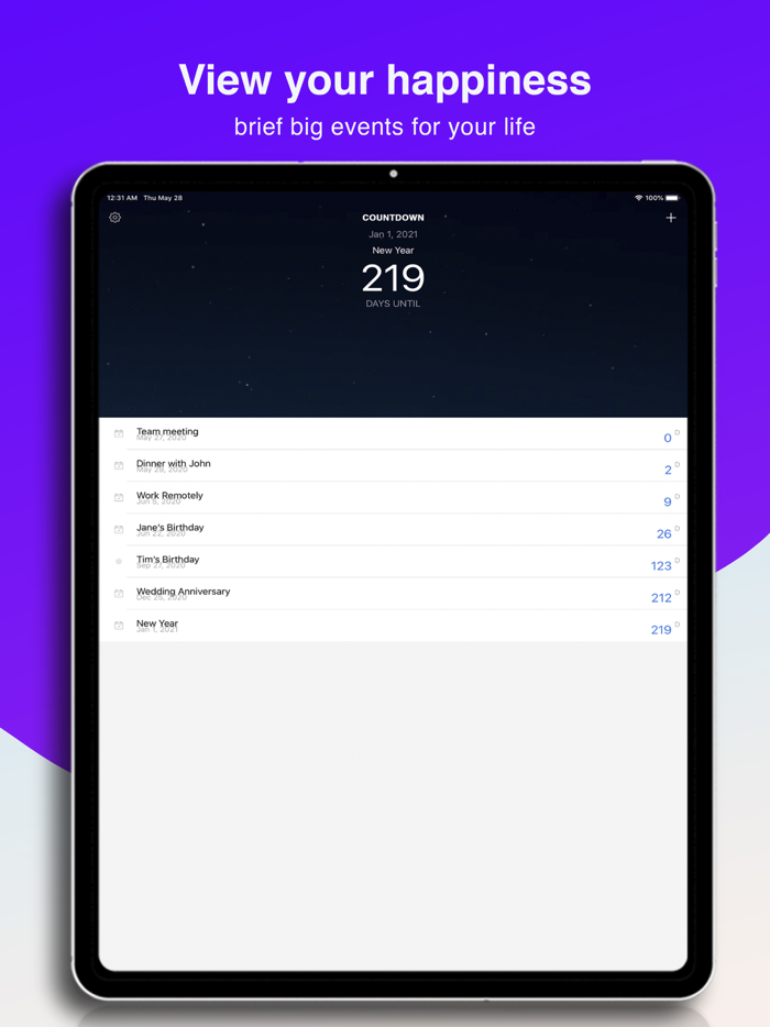 Countdown Timer - Day counter