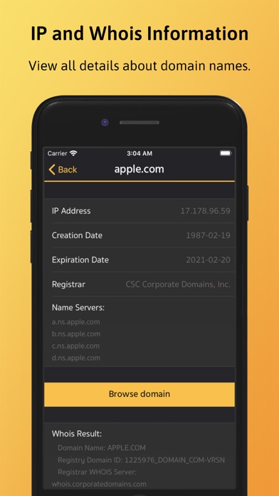 Screenshot #3 pour Whois Assistant - Domain Whois