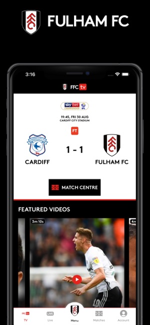 FFCtv - Fulham FC TV App(圖1)-速報App