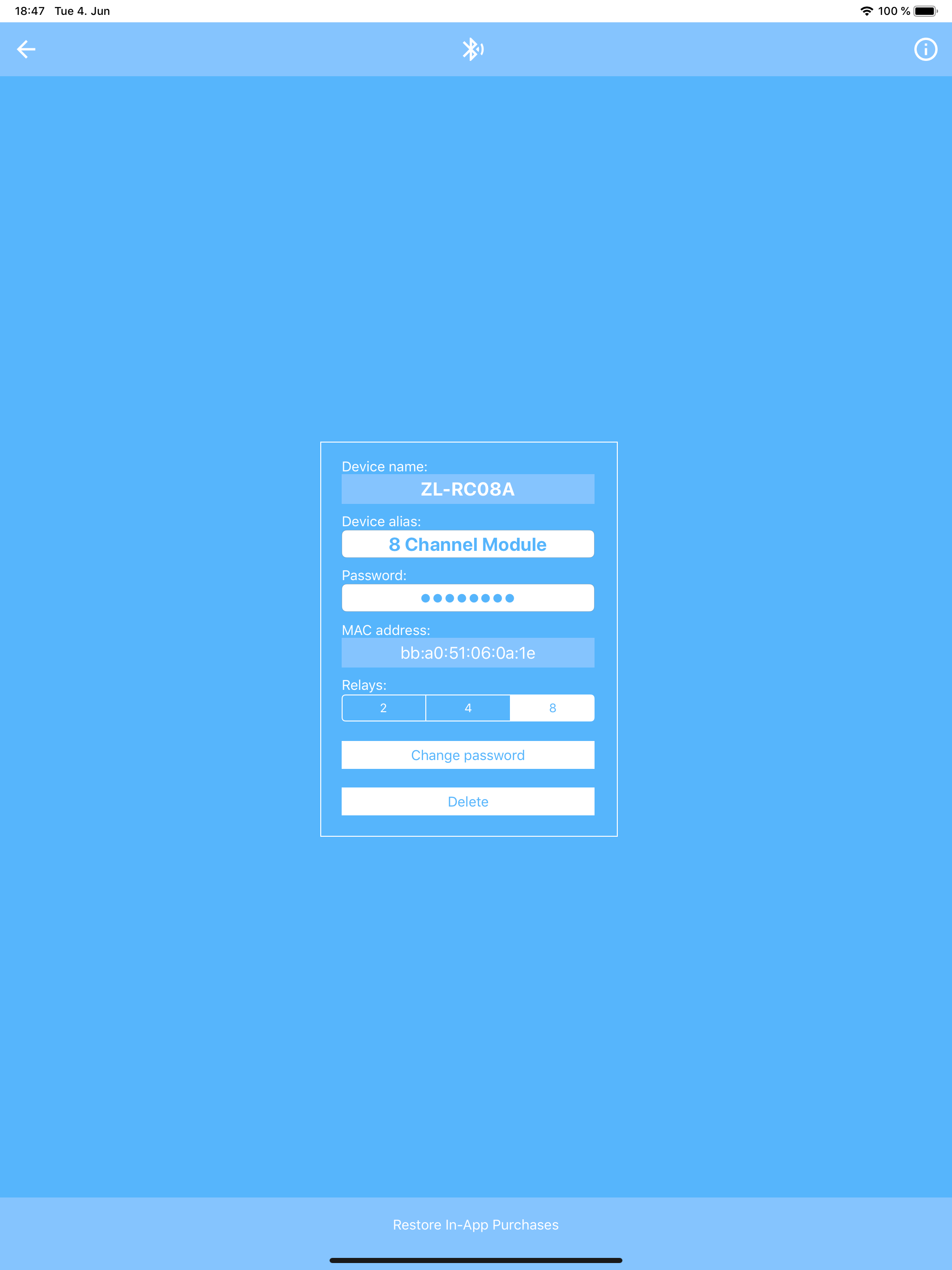 Blue Switch