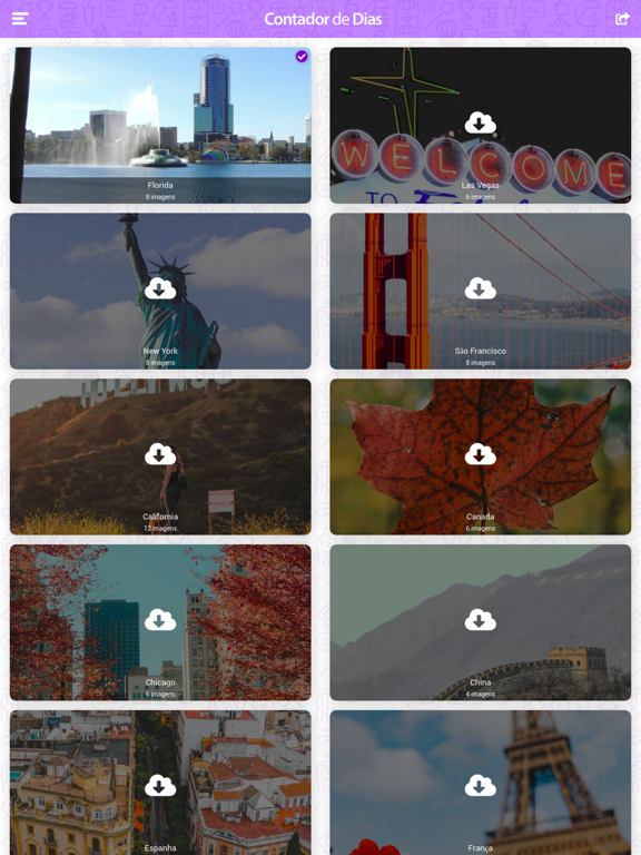 Contador de Dias iPad screenshot 5 - Travel app