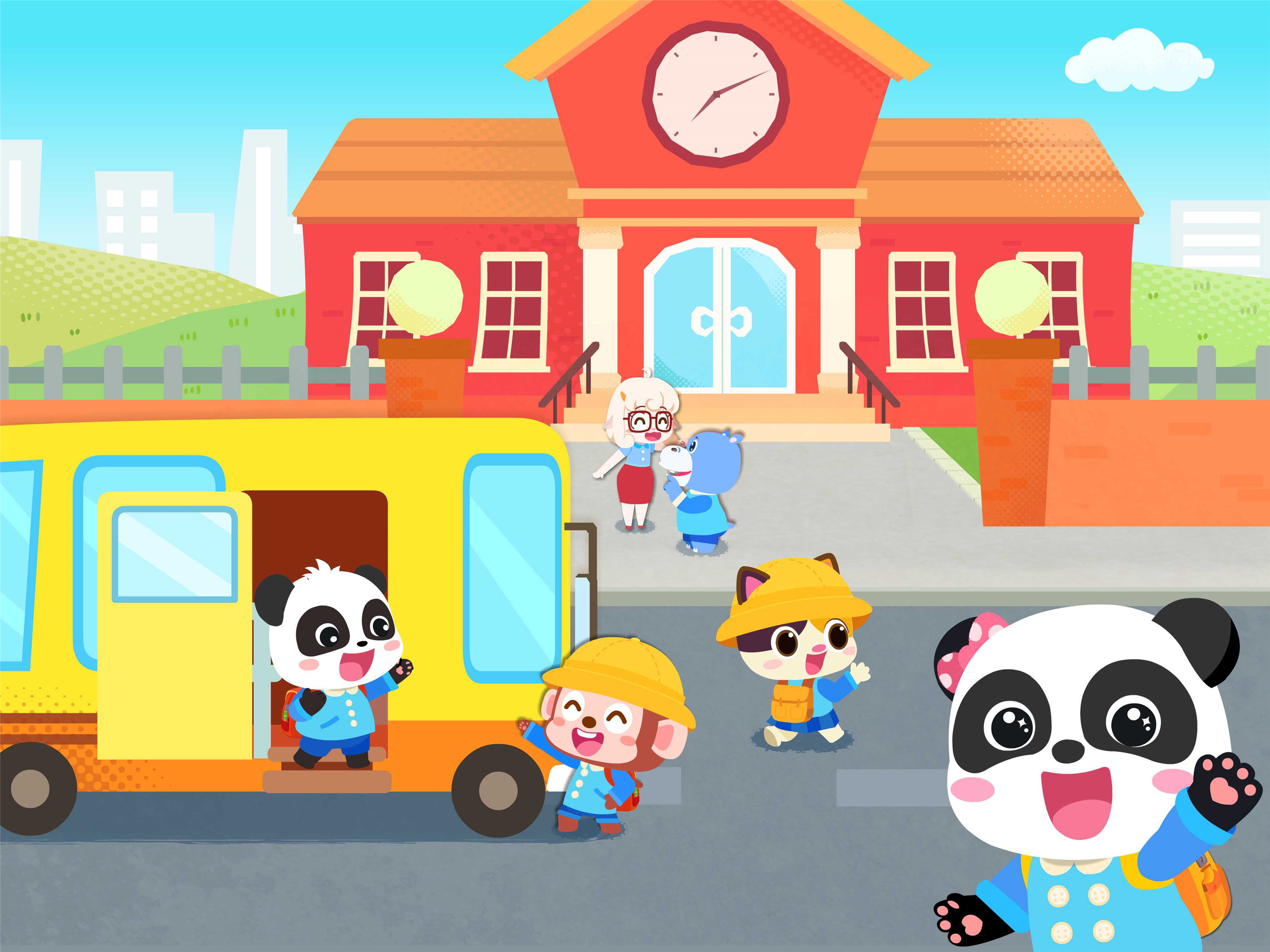 Baby Panda Kindergarten