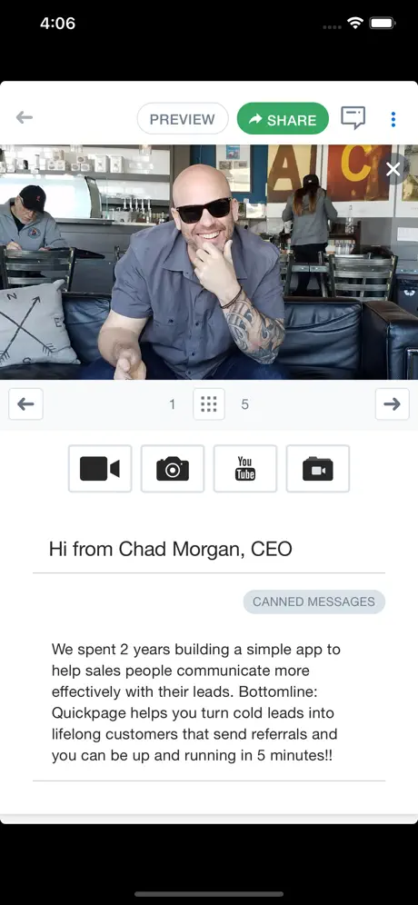 Quickpage App