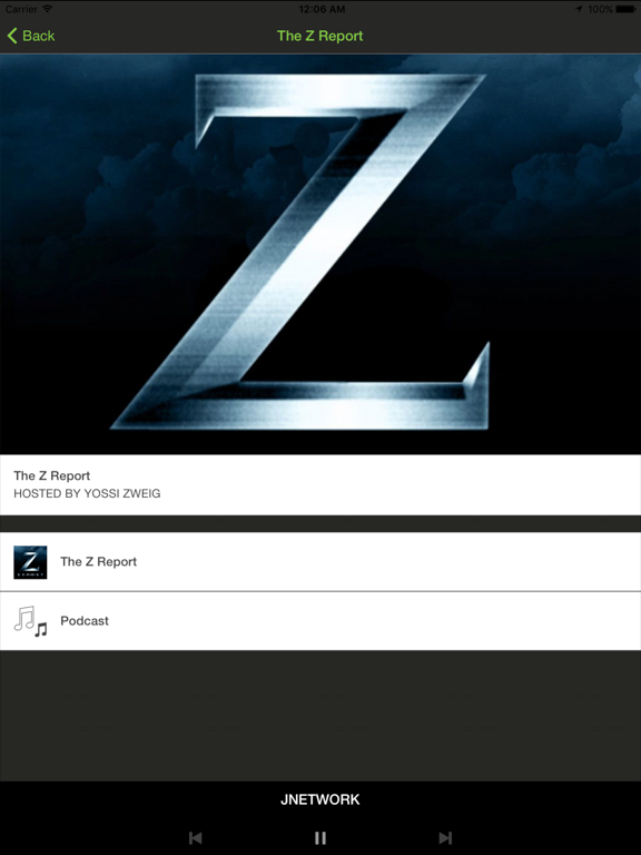 The JE Network iPad screenshot 4 - Entertainment app