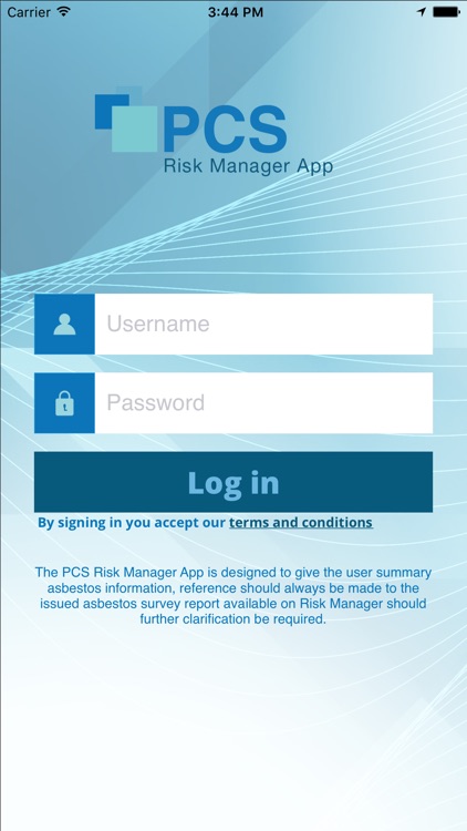 PCS Risk Manager App