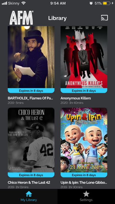 How to cancel & delete AFM Screenings On Demand from iphone & ipad 2