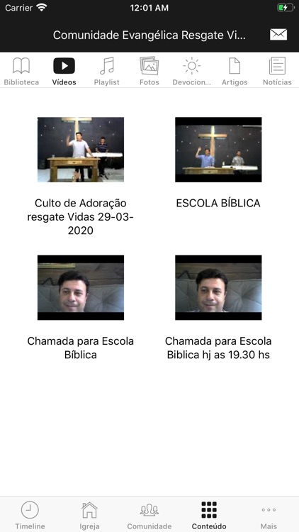 Comunidade Resgate Vidas CERV screenshot-3