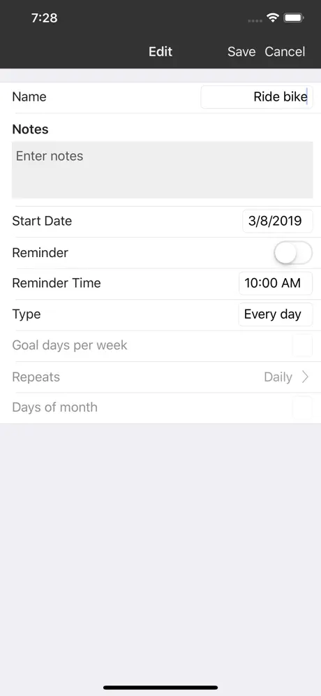 Accountable: Goal sharing tool