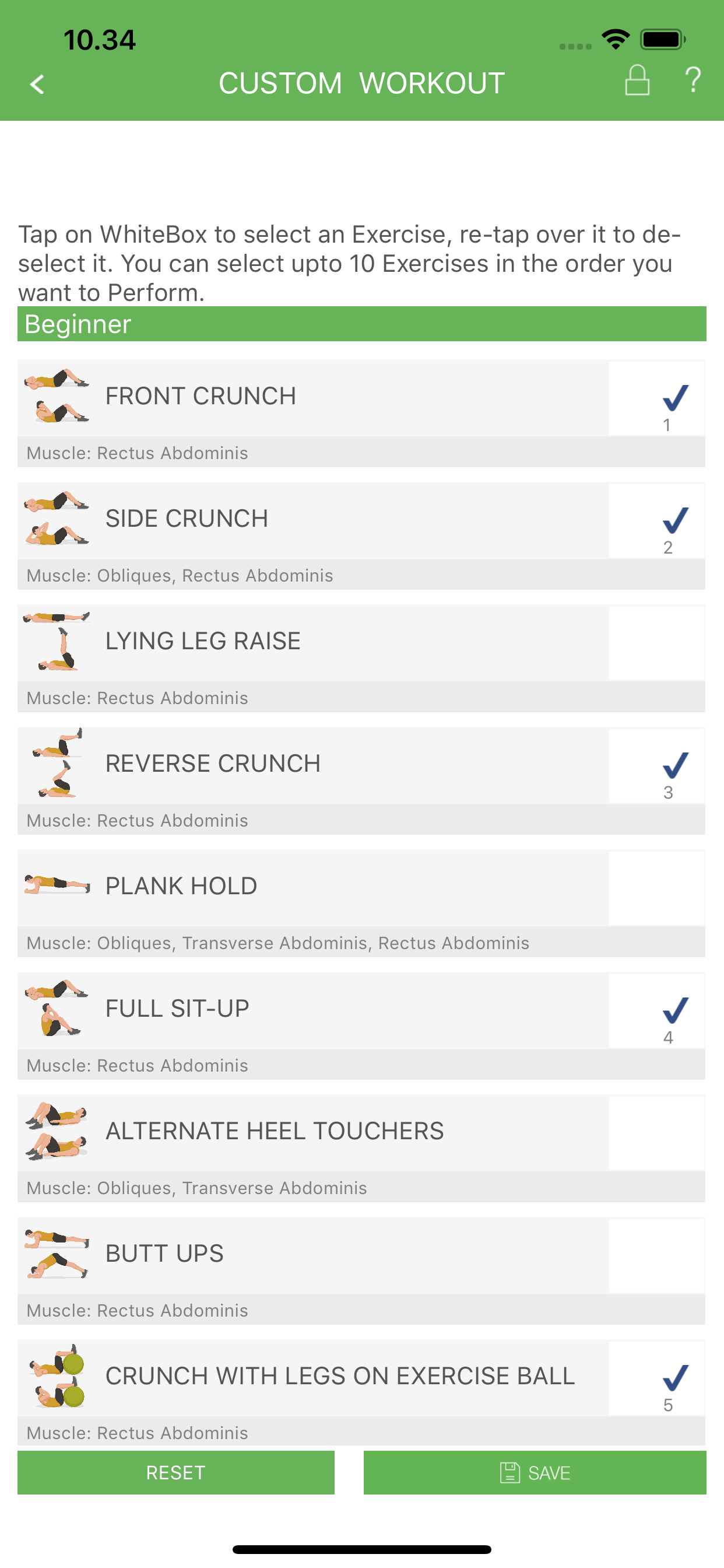 iAbs - Six pack abs exercise