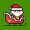 Icon Sleighing Santa