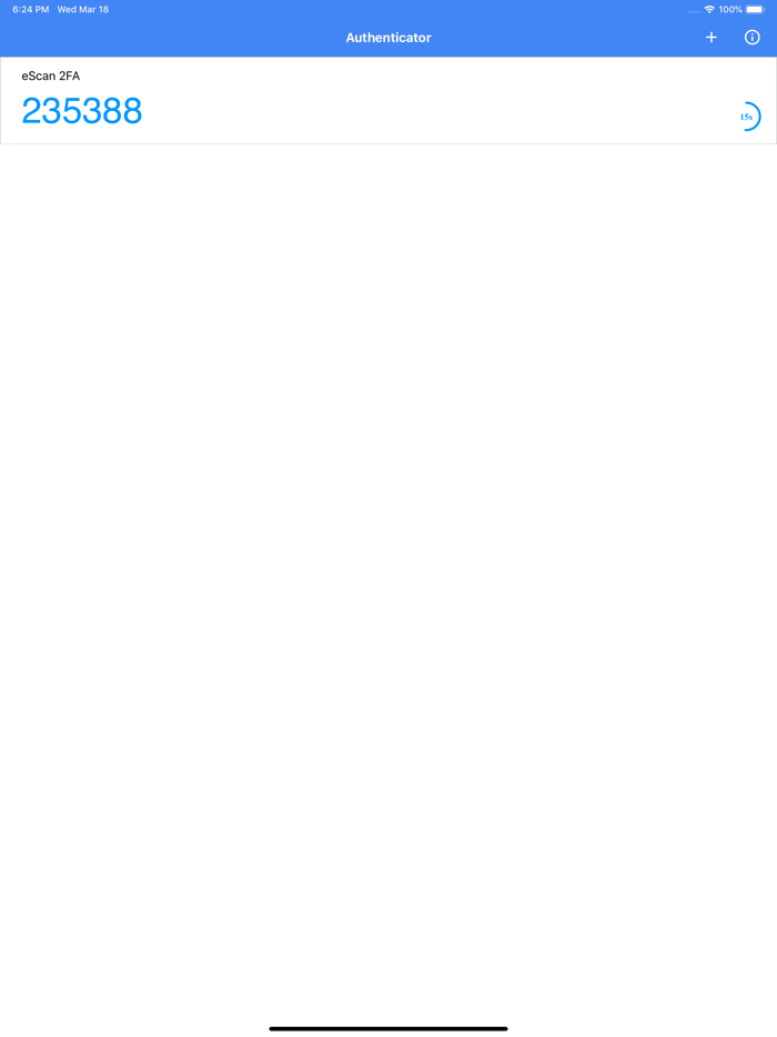 eScan Authenticator