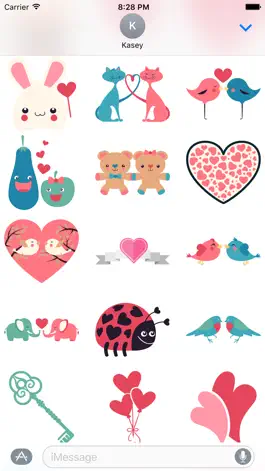 Game screenshot Love Sticker Pack apk