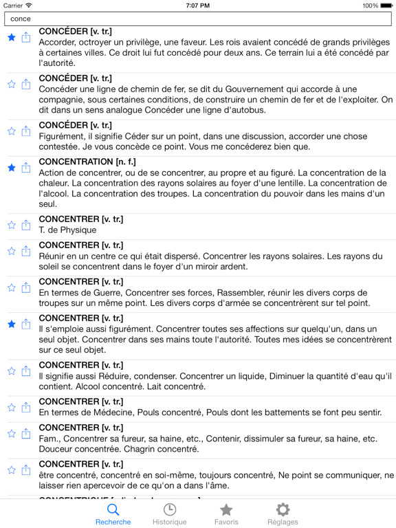 Screenshot #4 pour Dictionnaire Français OFFLINE