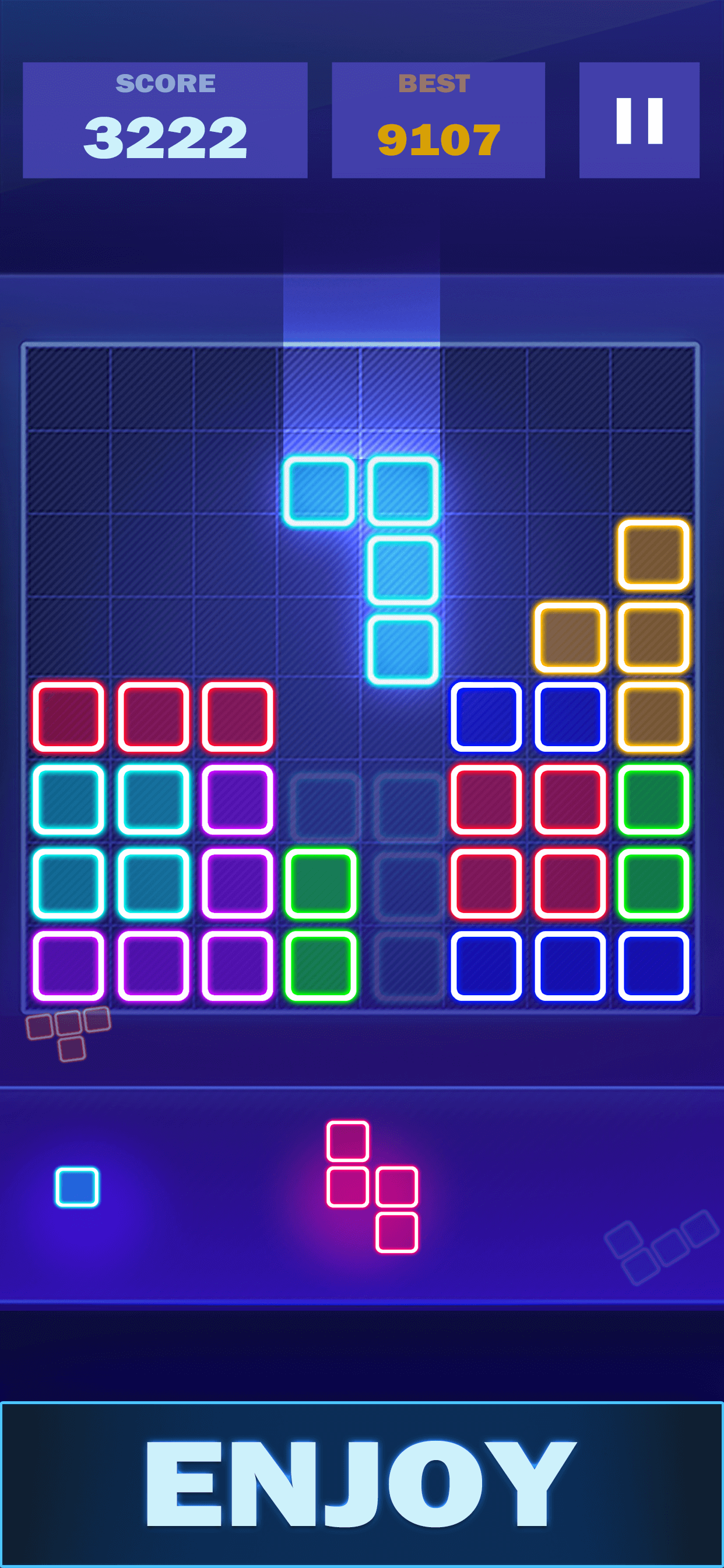 Glow Block Puzzle Legend
