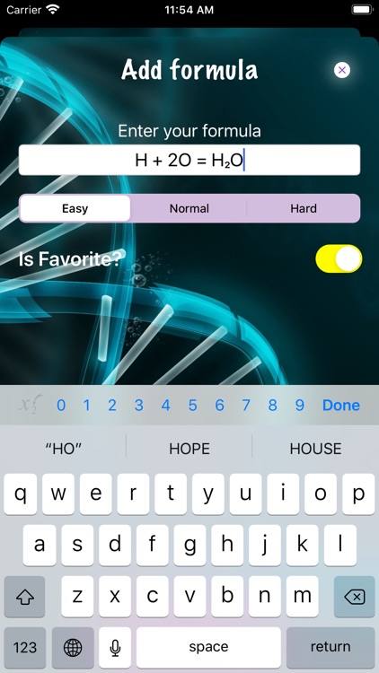 Expert in chemical formulas