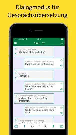 Screenshot von Übersetzer PROMT.One auf dem iPhone 2