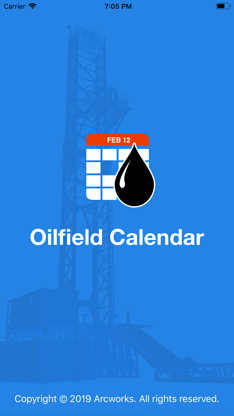 Oilfield Calendar screenshot 1