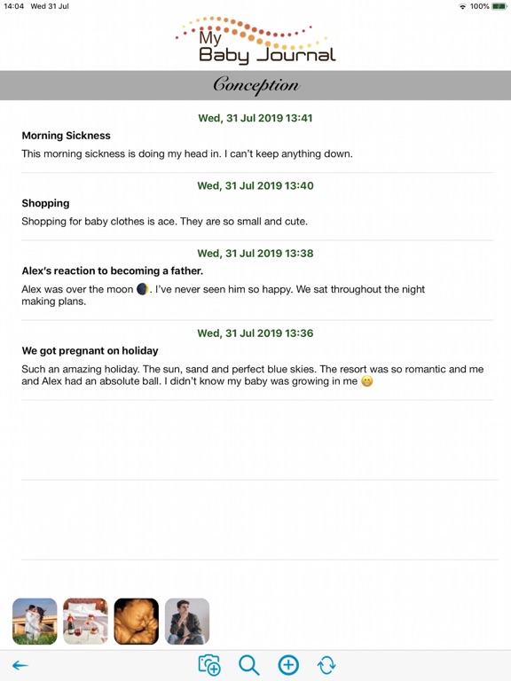 Screenshot #6 pour My Baby's Journal