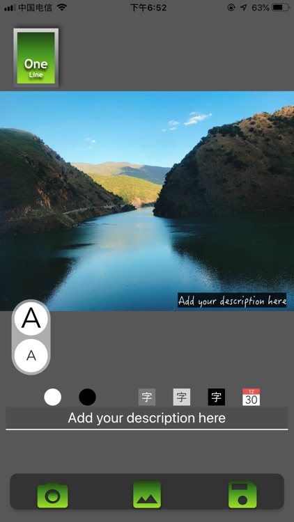 1 LINE - add a date and text screenshot-5