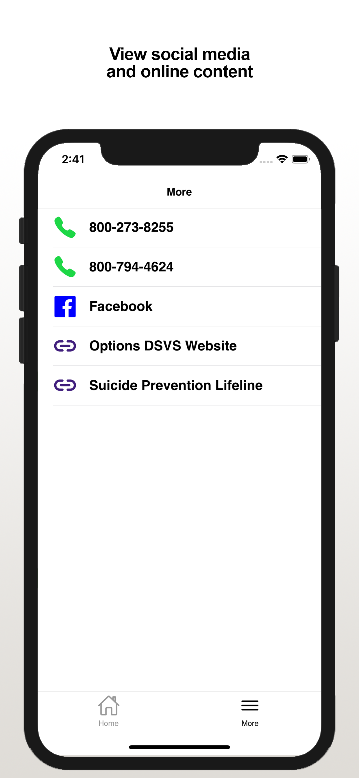 My Mobile Options