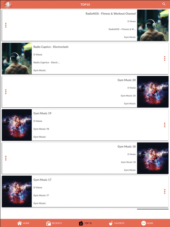 Screenshot #5 pour Gym Radio - Workout Music