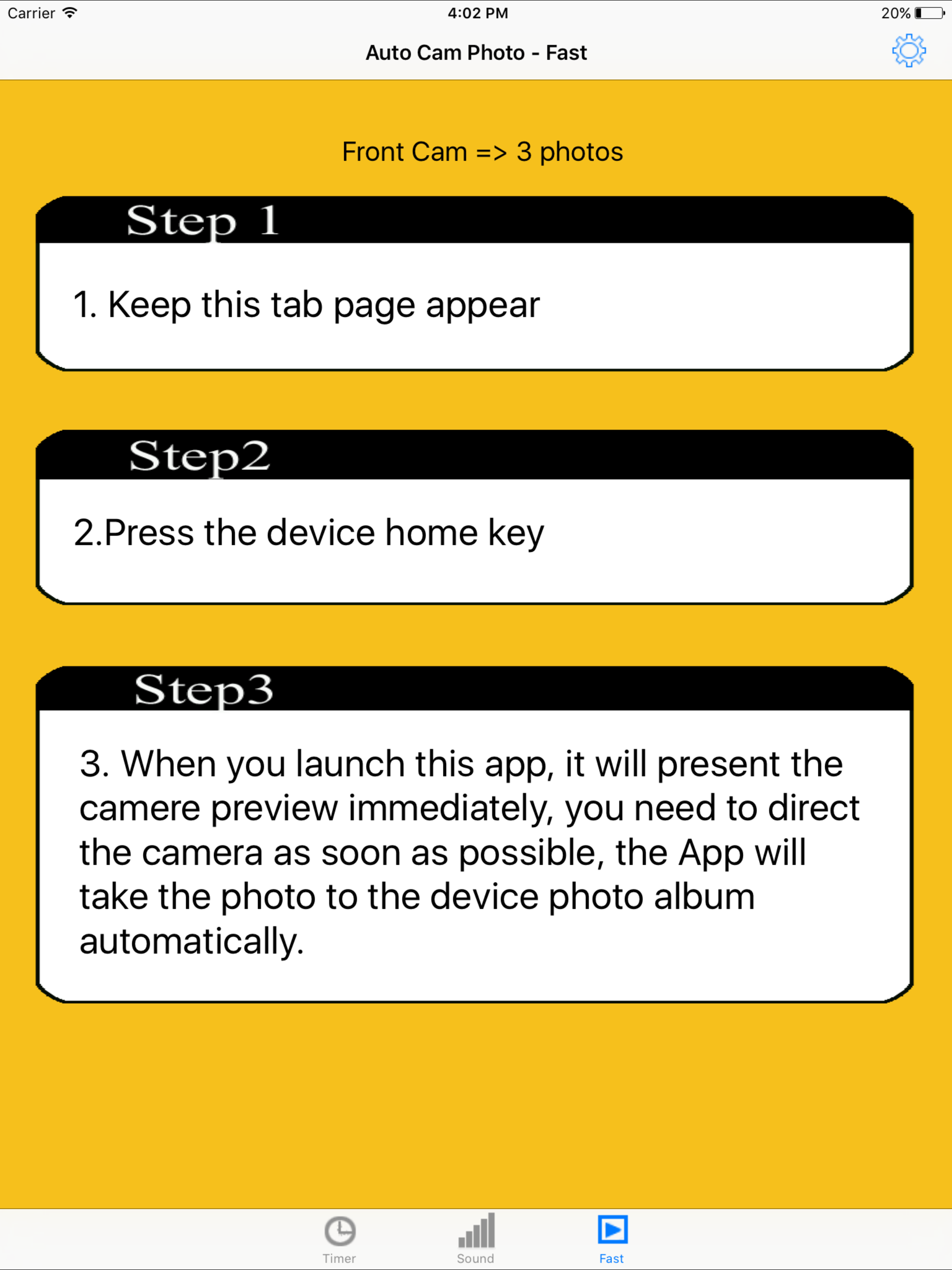 Auto Cam Photo Standard