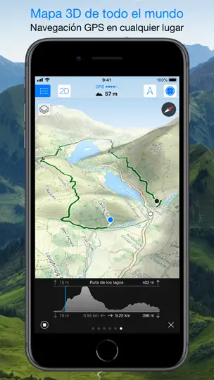 Captura de pantalla de Maps 3D PRO - Outdoor GPS en iPhone 3