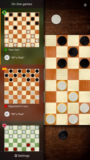 Checkers Online screenshot
