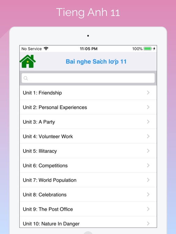 Screenshot #5 pour Tieng Anh Lop 11 - English 11