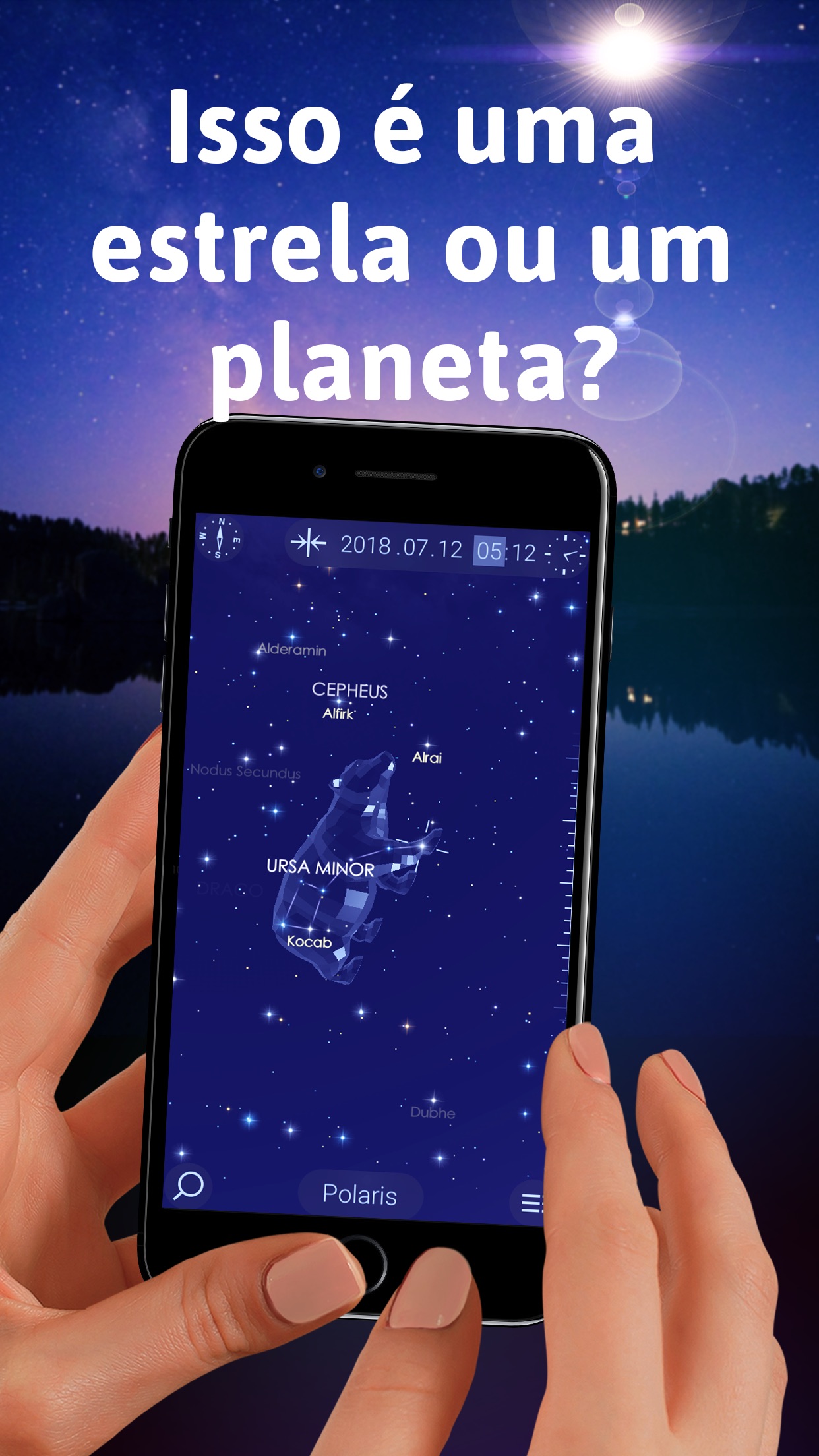 Screenshot do app Star Walk 2 - Céu Estrelado