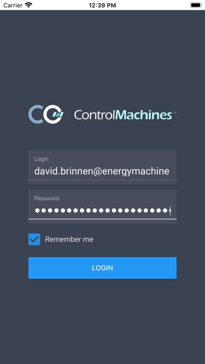 ControlMachines™ Mobile App