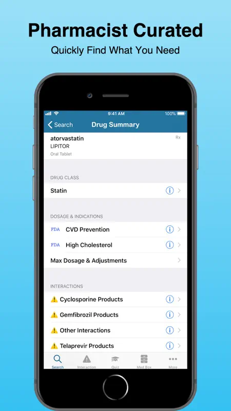 Pocket Pharmacist screenshot 2 of 7