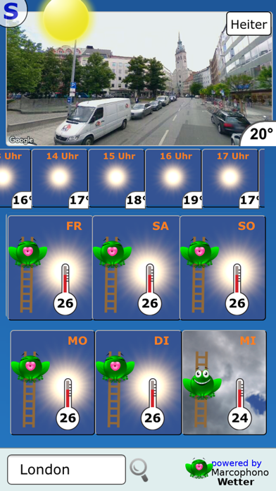 Wetterfrosch - Wetter-App für PC - Windows 10,8,7 (Deutsch ...