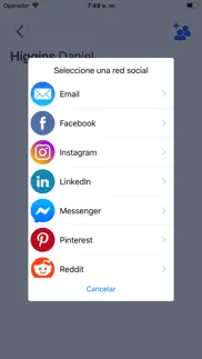 lista de contactos interactivo iphone capturas de pantalla 3