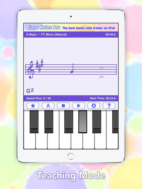 Screenshot #4 pour Piano Game - Music Flashcards